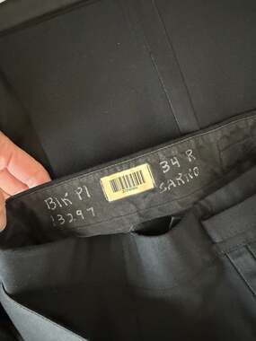 Vesuvio Napoli Men's Black Formal Tuxedo Suit with Vest